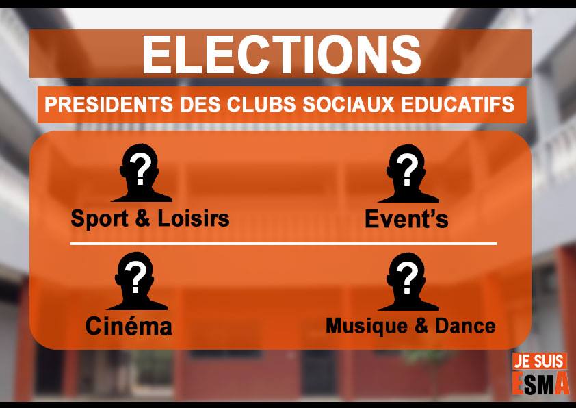Elections des Présidents des Clubs Sociaux Culturels